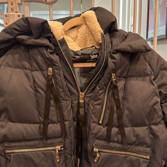 BLUE OROLAY WINTER COAT - SIZE MEDIUM - EXCELLENT CONDITION! - Picture 3 of 11